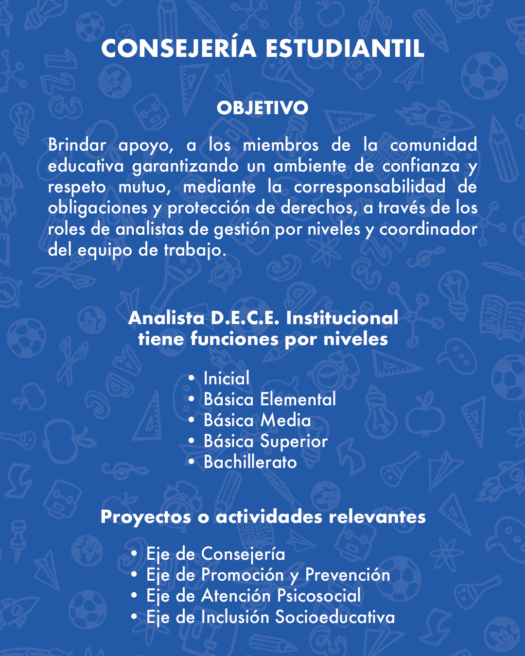 Consejería Estudiantil
